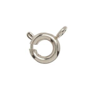 9 Cousin Sterling Silver 6mm Spring Rings Clasps New in Package